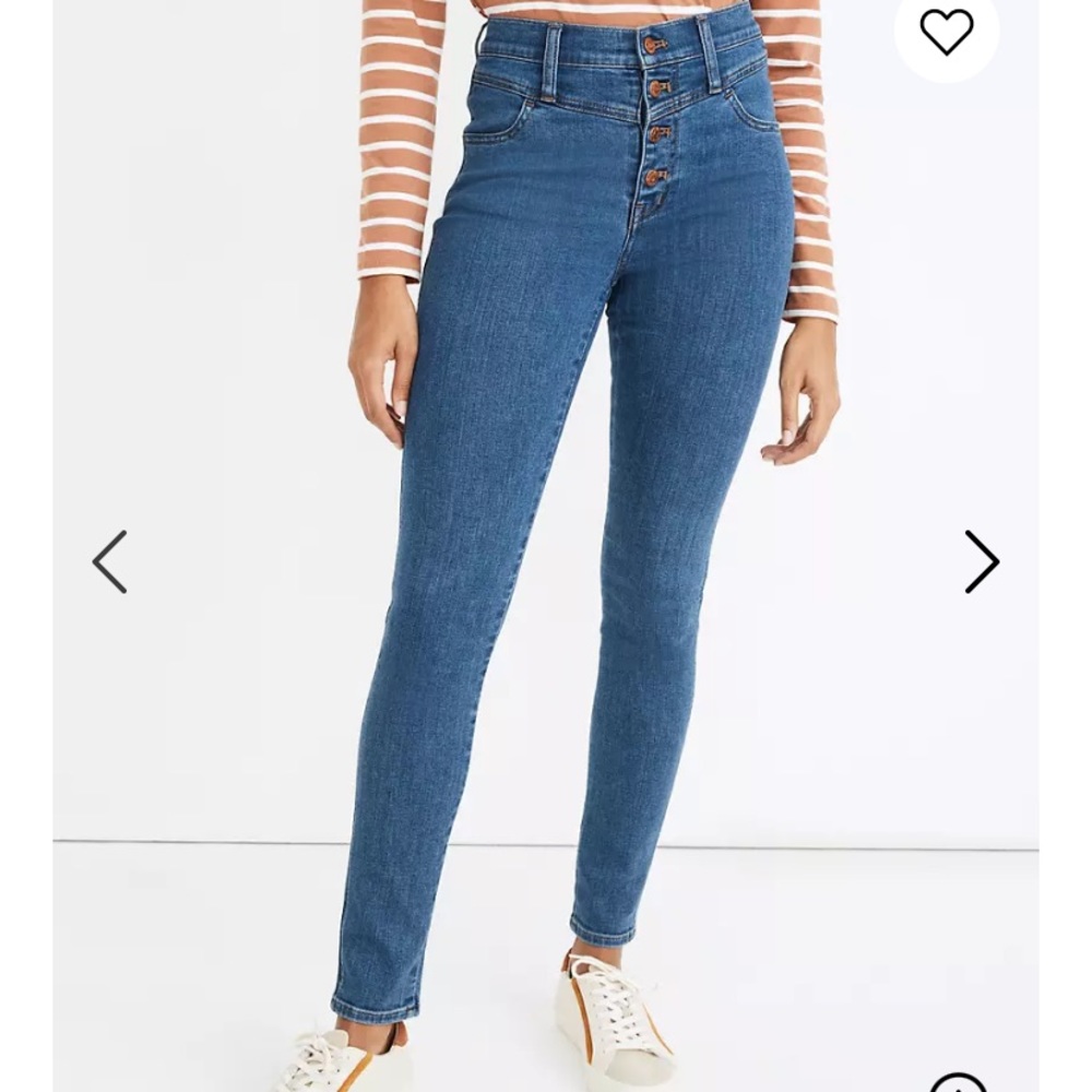 NWT Madewell 10" High-Rise Roadtripper Jeans